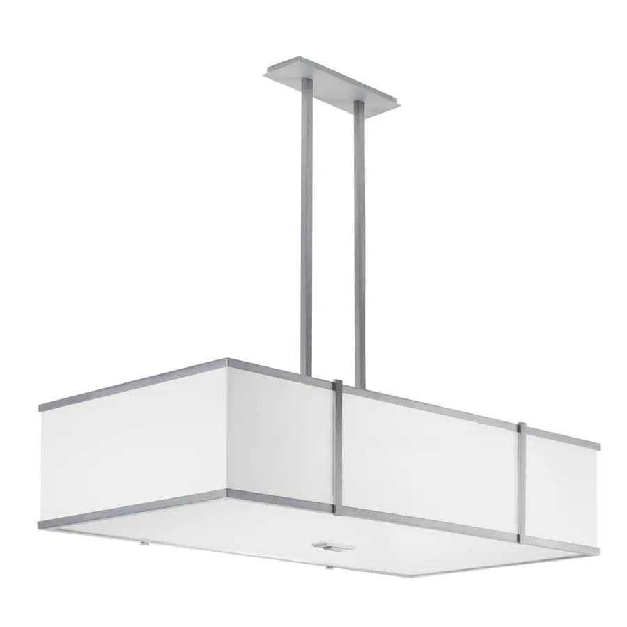 Hatbox 48" Rectangle Pendant — Pendant by ILEX