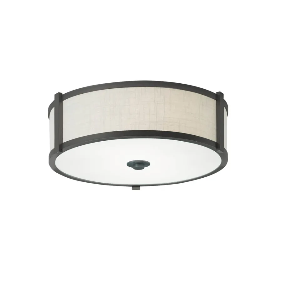 Hatbox Round Flush Mount — Pendant by ILEX