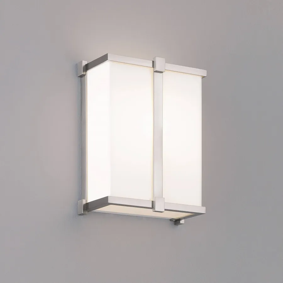 Hatbox ADA Square Sconce — Sconce by ILEX